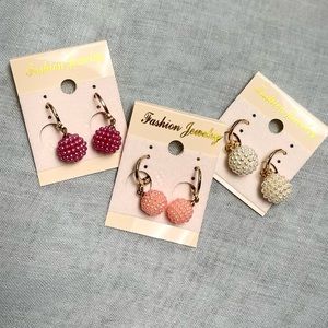 Earrings (set of 3)